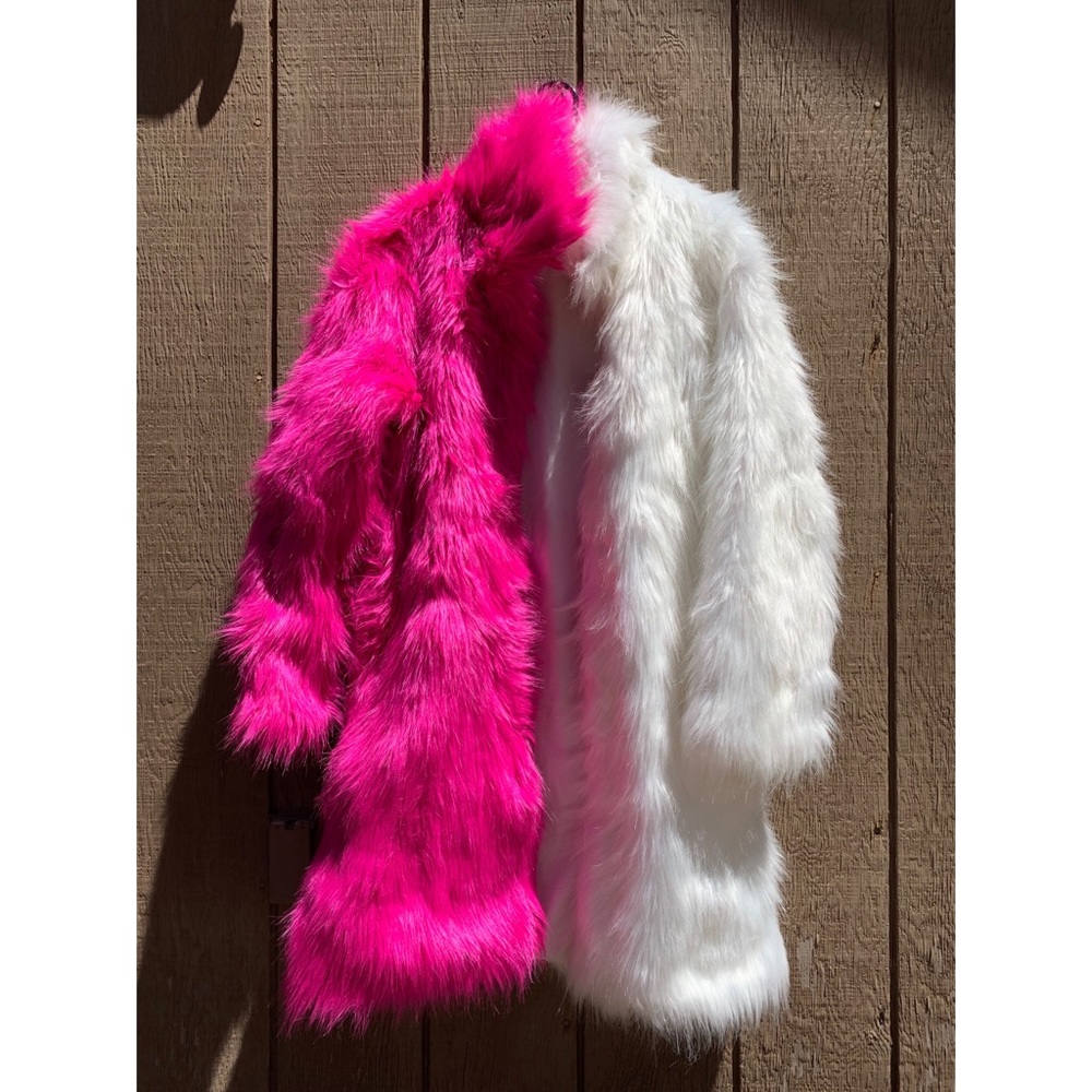 Fake fur festival jacket